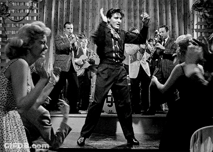 Elvis Fun Time Performance On Stage GIF