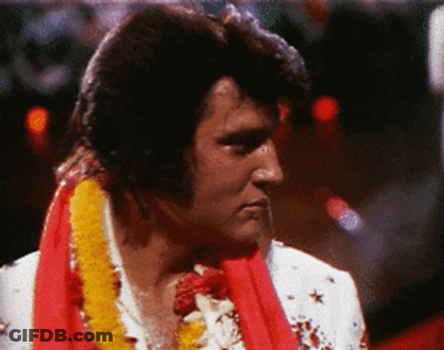 Elvis Intense Close Up Look GIF