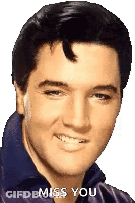 Elvis Presley Close Up Miss You GIF