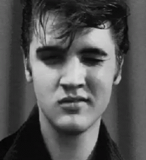 Elvis Presley Cute Facial Expressions GIF