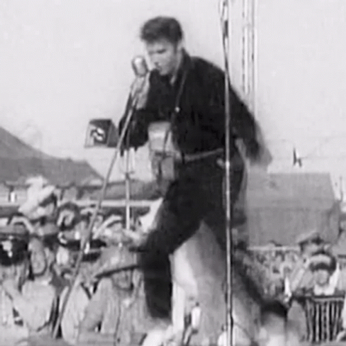 Elvis Presley Dance Rubber Legs GIF