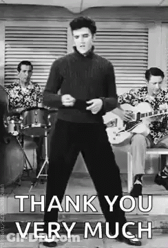 Elvis Presley Dancing With Band Playing Drums And Guitars GIF