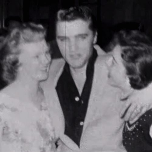 Elvis Presley Kiss Fans GIF