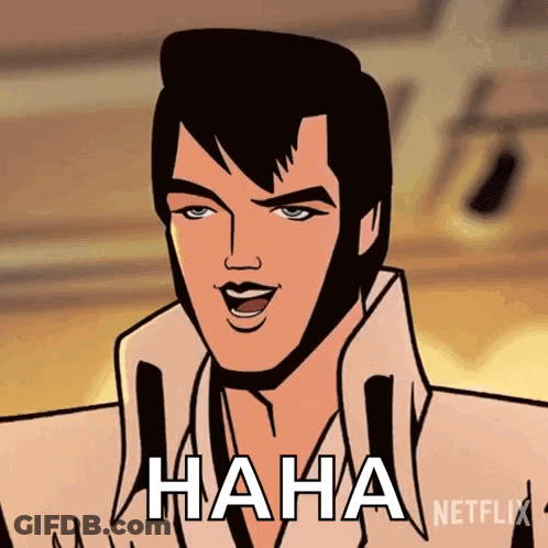 Elvis Presley Laughing Haha Netflix GIF