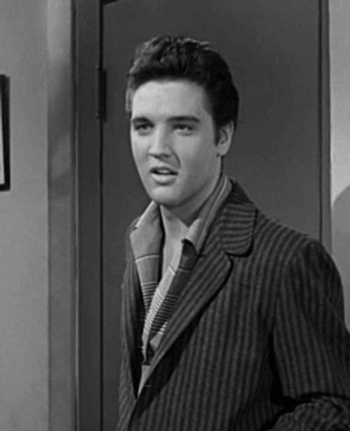 Elvis Presley Leaving Vintage Film Clip GIF