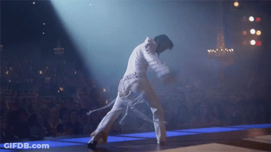 Elvis Presley Perfoming On Stage GIF