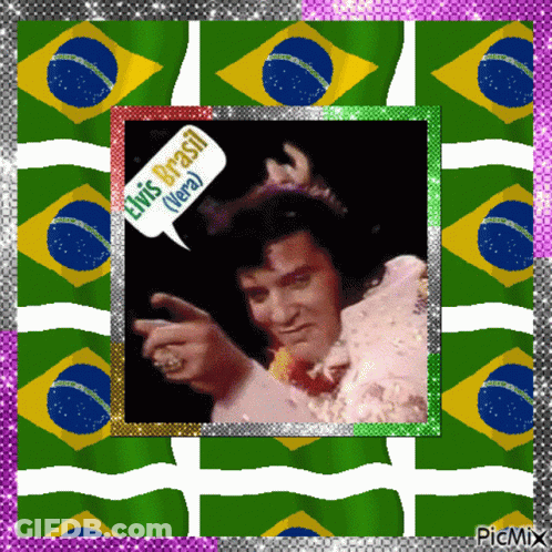 Elvis Presley Speech Bubble Elvis Brasil GIF