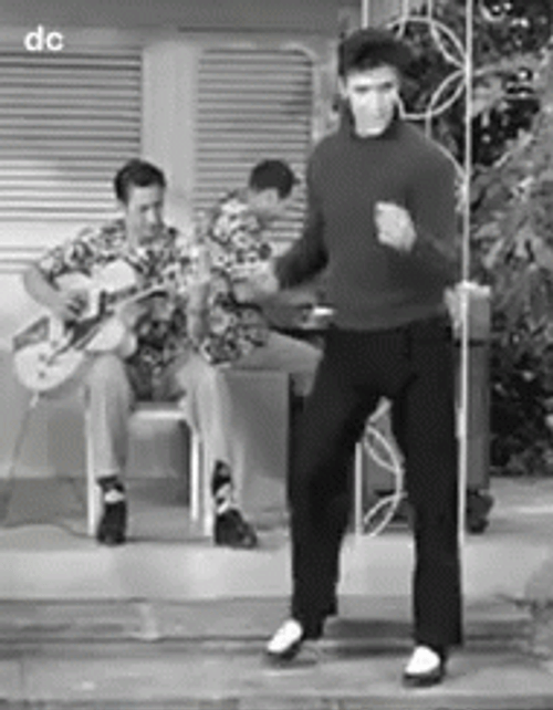 Elvis Presley Thank You Very Much Dancing GIF