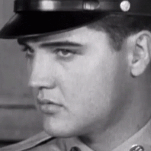 Elvis Presley US Army GIF
