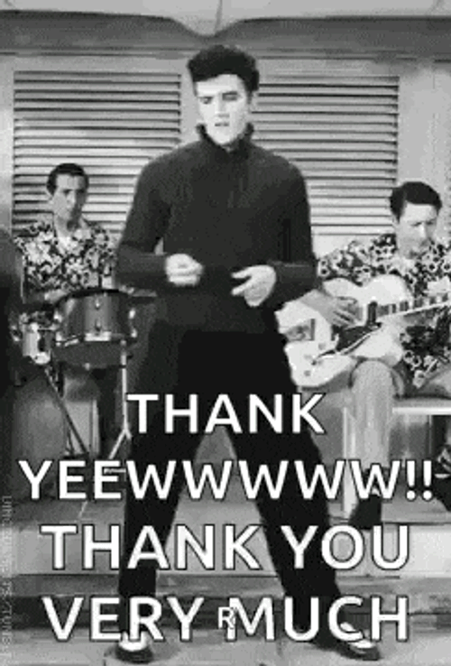 Elvis Thankyou GIF