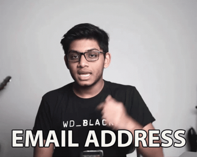 Email Address Below Please GIF
