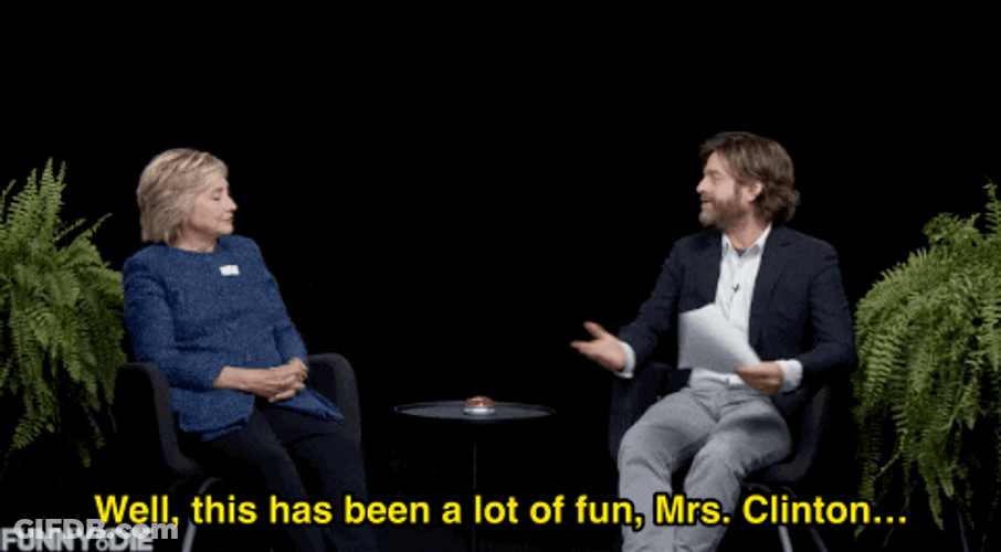 Email Hillary Clinton Zach Galifianakis GIF