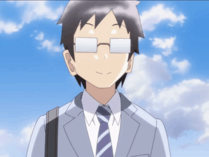 Embarrassed Anime Head Scratch GIF