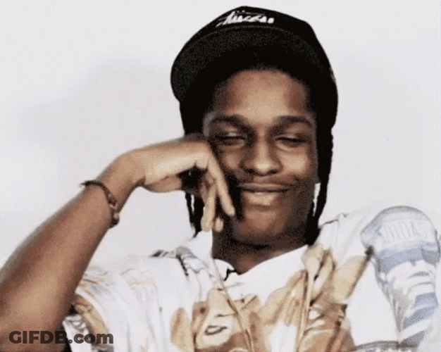 Embarrassed Asap Rocky GIF