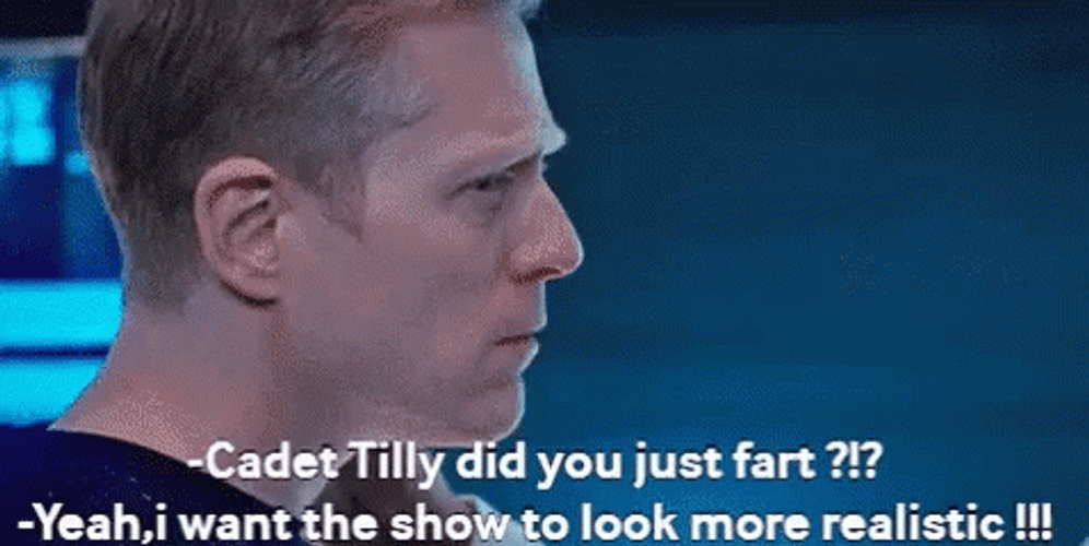 Embarrassed Cadet Tilly GIF