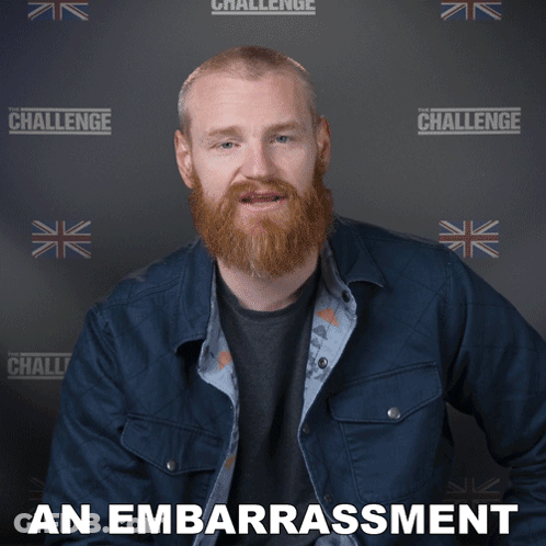 Embarrassed Wes Bergmann GIF