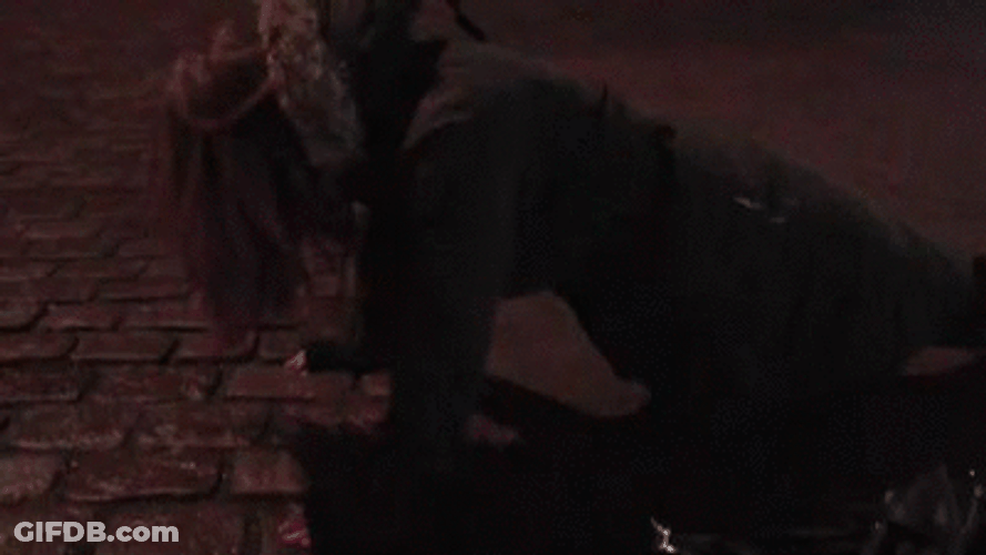 Embarrassed Woman Falling Ground GIF