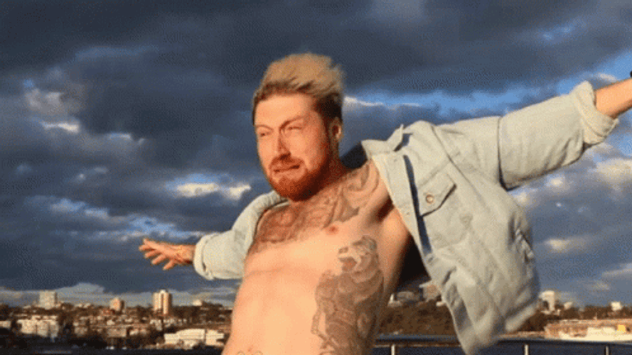 Embracing Windy Day GIF