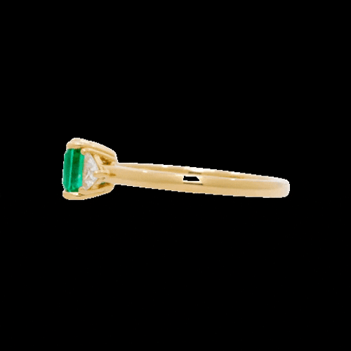Emerald Green Wedding Band GIF