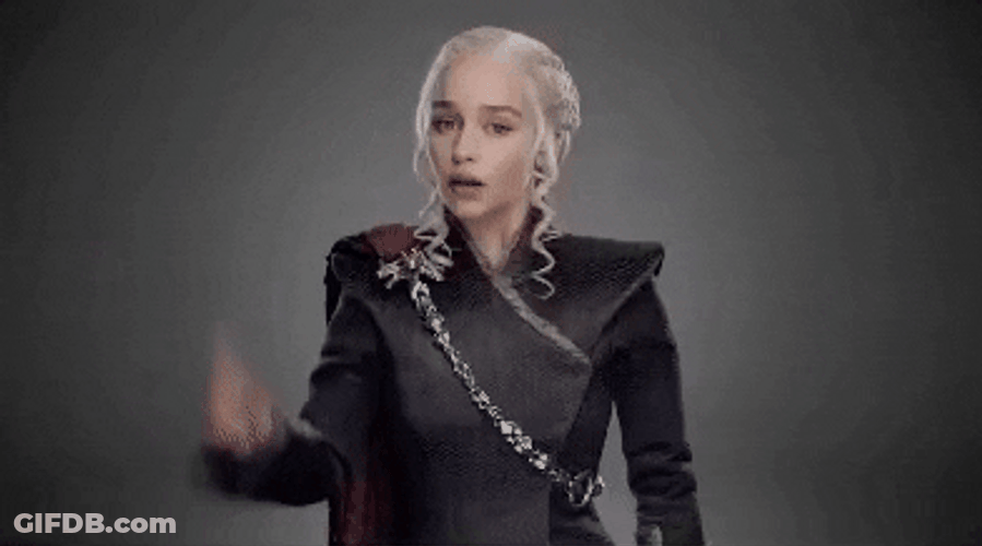 Emilia Clarke As Daenerys Targaryen Bright Idea GIF