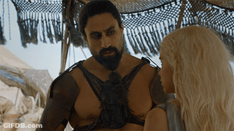 Emilia Clarke Daenerys Targaryen Don't Touch Me GIF