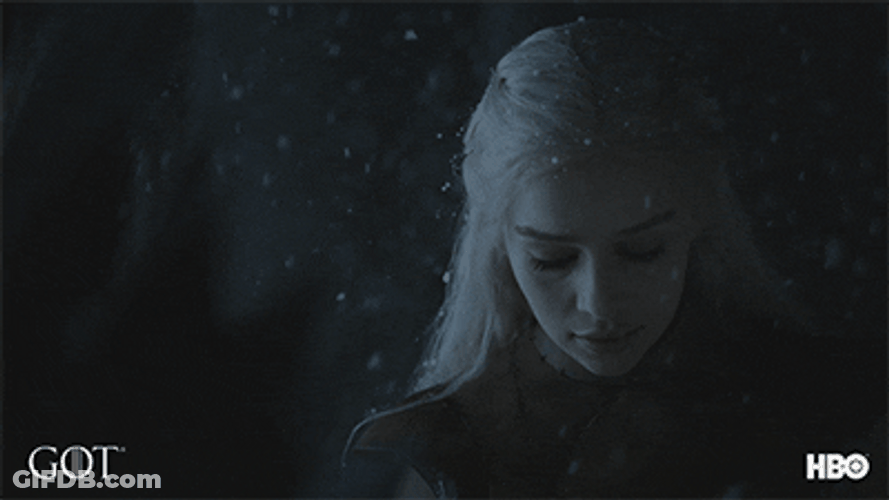 Emilia Clarke Game Of Thrones Unhappy Khaleesi GIF