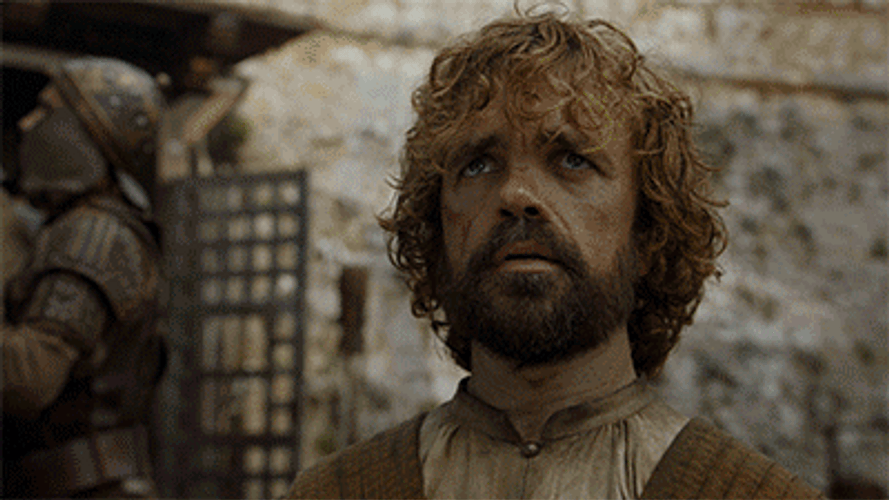 Emilia Clarke Khaleesi Encounters Tyrion Lannister GIF