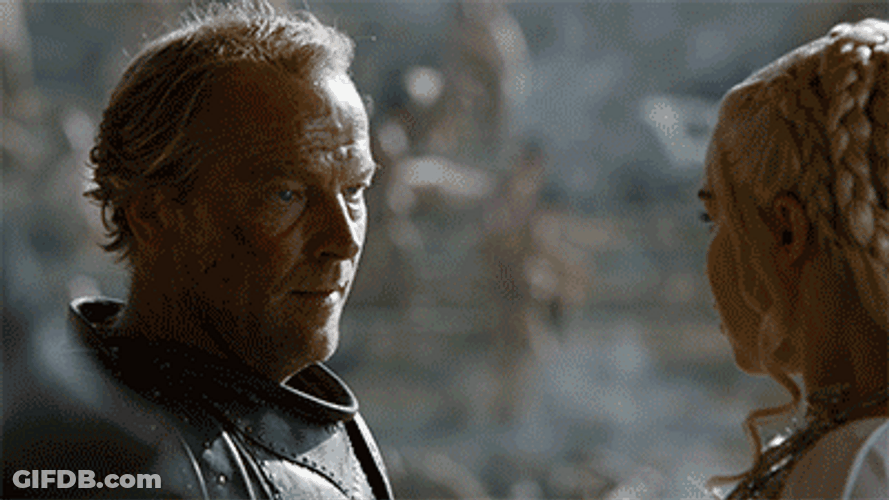 Emilia Clarke Kheleesi Meeting Jorah Mormont GIF