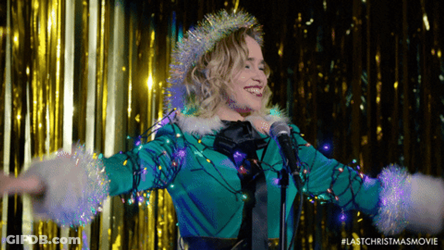 Emilia Clarke Last Christmas Movie Performance GIF