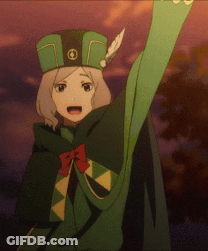 Emilia Re:Zero Maid Outfit Smiling GIF