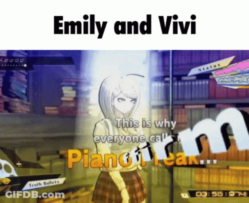 Emily And Vivi Talking About Piano Tear GIF