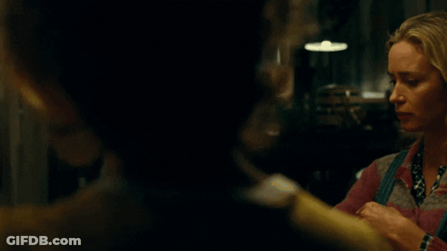 Emily Blunt Sign Language A Quiet Place GIF