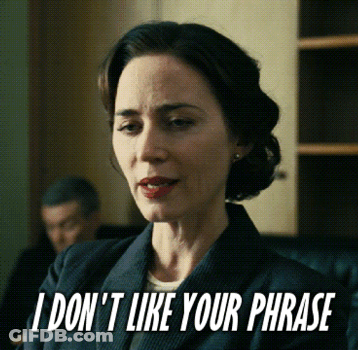 Emily Don't Like Your Phrasing GIF