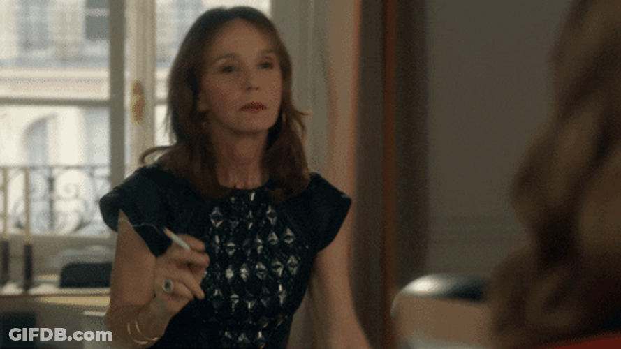 Emily In Paris Sylvie Blow Smoke GIF