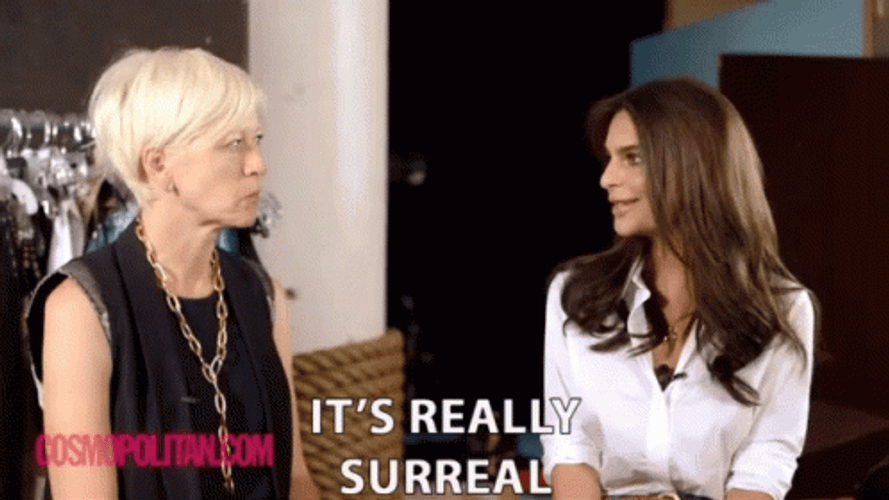Emily Ratajkowski It's Really Surreal GIF