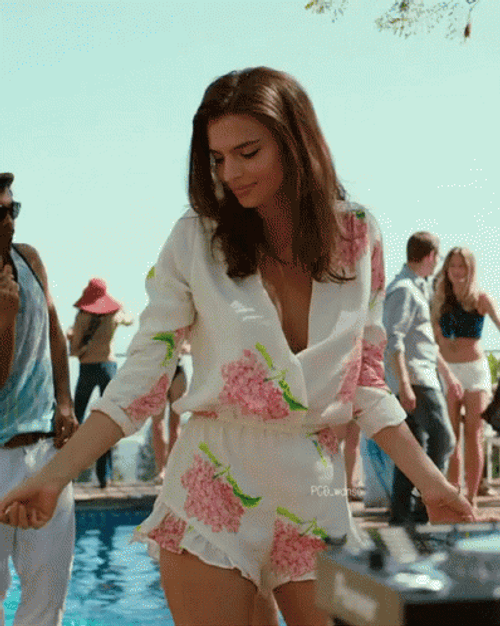Emily Ratajkowski Slowly Dancing GIF
