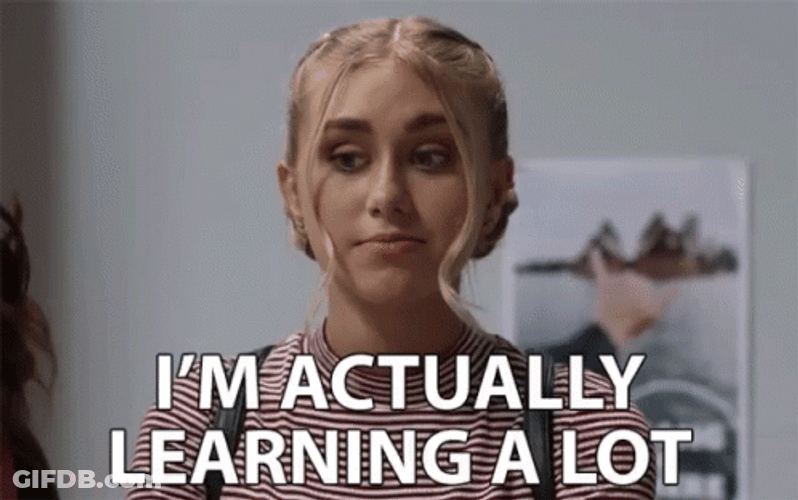 Emily Skinner On Learning A Lot GIF