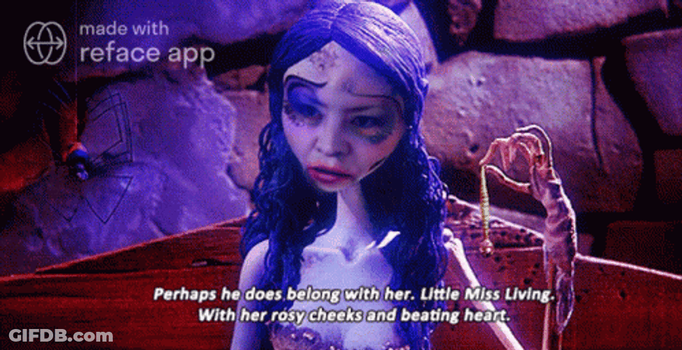 Emily The Corpse Bride Face Swap GIF