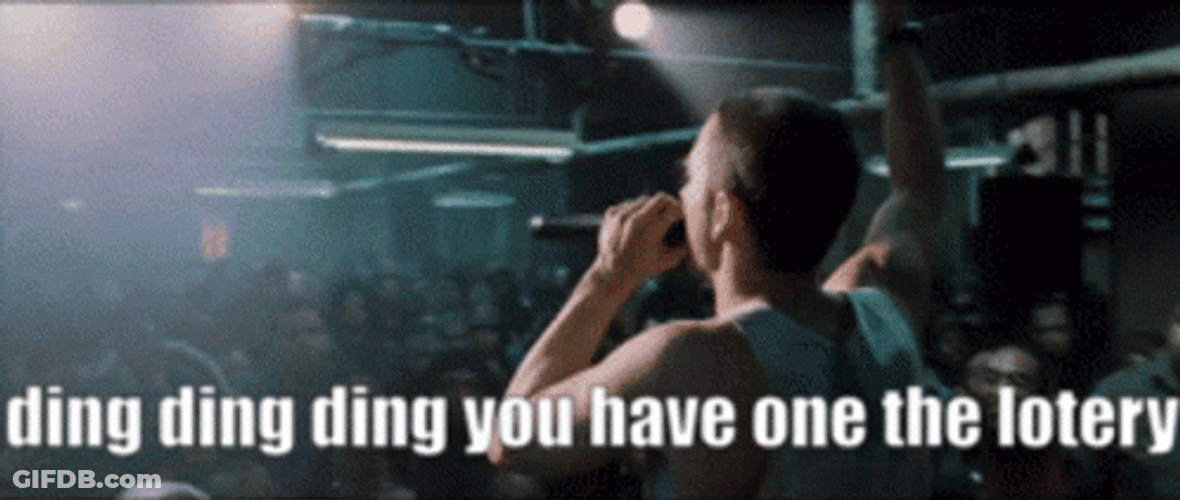 Eminem Crazy Crowd Ding Ding Ding GIF