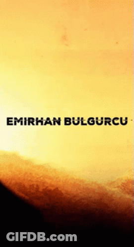 Emirhan Bulgurcu Sunset Poster GIF