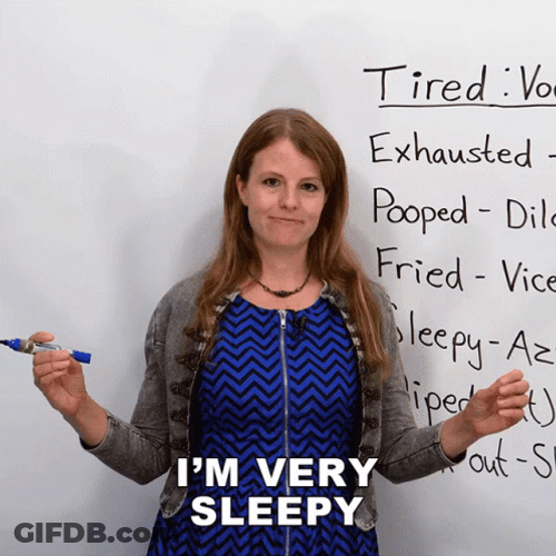Emma Engvid So Tired And Very Sleepy GIF
