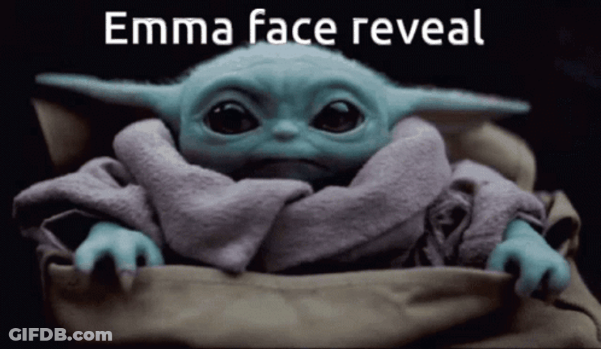 Emma Face Reveal Yoda GIF