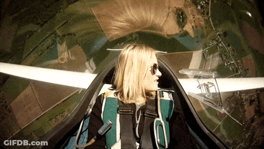 Emma Glider Flying GIF