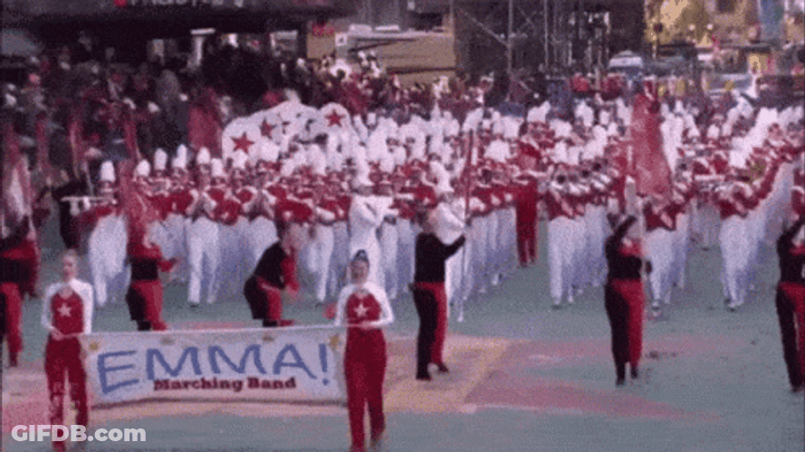 Emma Marching Band Parade GIF