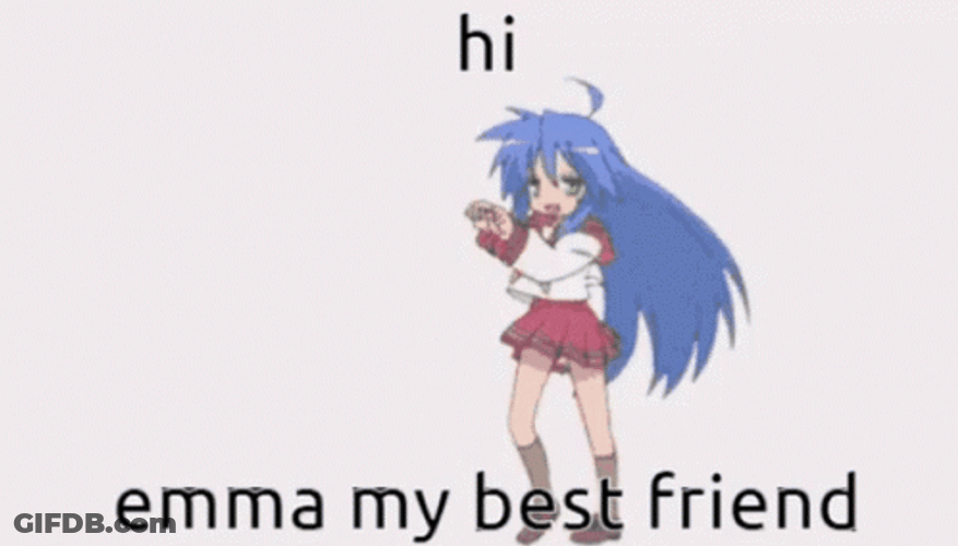 Emma My Bestfriend Konata Izumi GIF