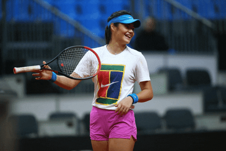 Emma Raducanu Fed Cup Tennis GIF