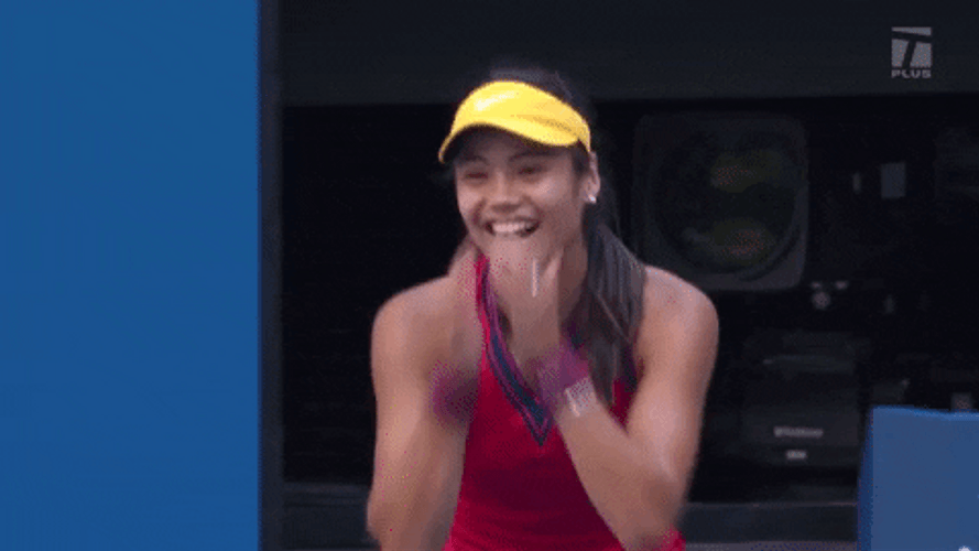 Emma Raducanu Laugh GIF