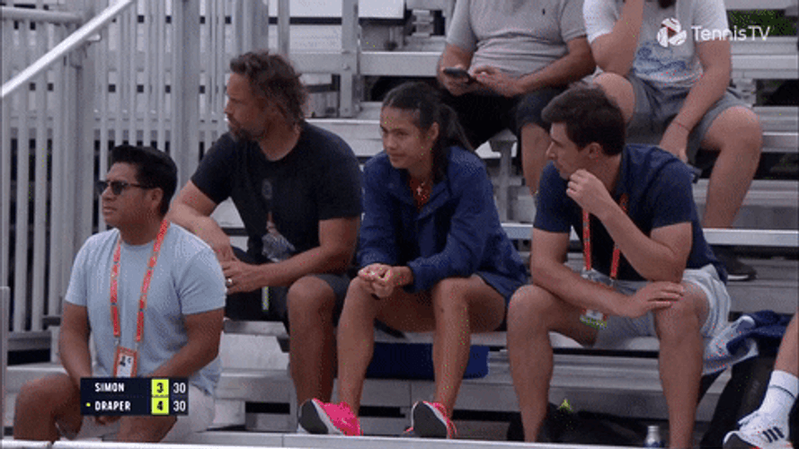 Emma Raducanu Shrug Smile GIF