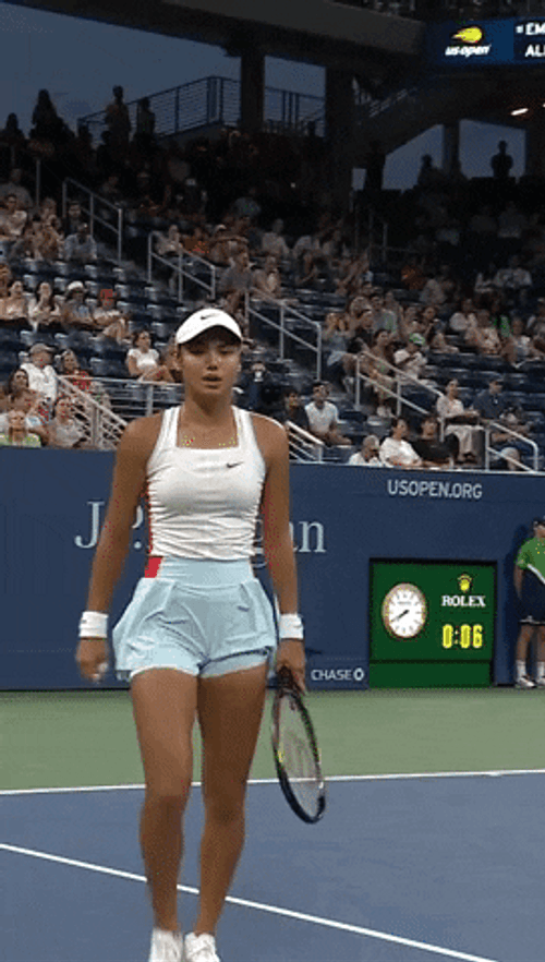 Emma Raducanu US Open Tennis GIF