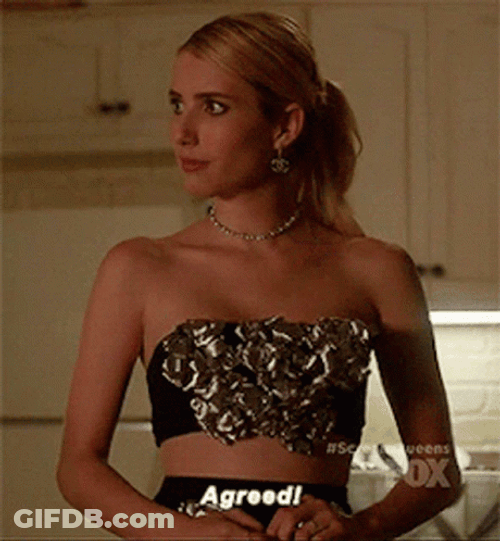 Emma Roberts Agreed GIF